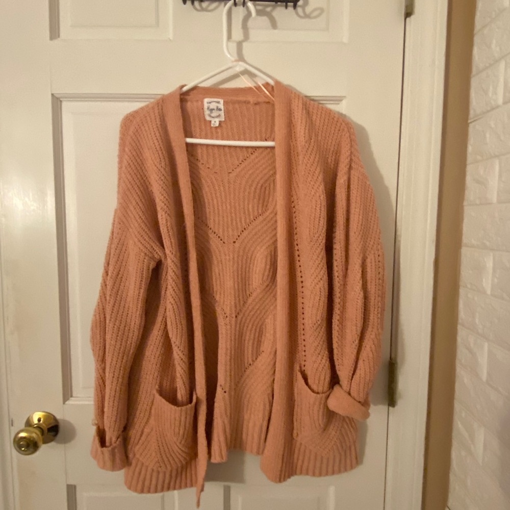 Hippie Rose blush pink cardigan